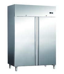 Холодильна шафа REEDNEE GN1410TN, 1400, 2 двери, Нерж сталь, Нержавіючий, Динамічне