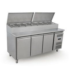 Саладетта GoodFood GF-SH3000-700-HC, +2...+8С, 3 двери, Нерж сталь