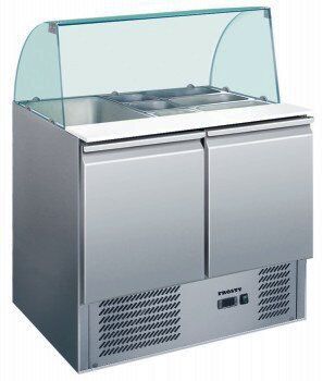 Холодильний стіл Frosty S900CG, +2...+8С, 2 двери, Нерж сталь