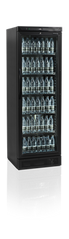 Холодильный шкаф Tefcold CEV425-I BLACK, 370, 1 дверь, Скло, Фарбований, Динамічне