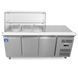 Стіл холодильний GoodFood GF-GN3100SALGC-HC, -2...+8 С, 3 двери, Глухая, Нерж сталь