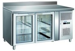 Холодильний стіл Berg GN2200TNG зі скляними дверима, +2...+8С, 2 двери, Скло