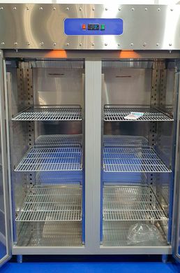 Холодильна шафа Frenox BN14-M-R290, 1400, 2 двери, Нерж сталь, Нержавіючий, Динамічне