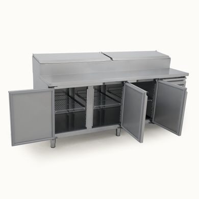 Саладетта GoodFood GF-SH3000-800-HC, +2...+8С, 3 двери, Нерж сталь