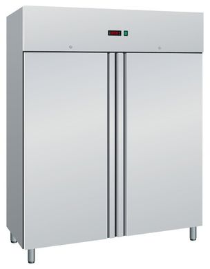 Морозильный шкаф Amitek AK1410BT, 1350, 2 двери, Нерж сталь, Нержавеющий, Динамическое