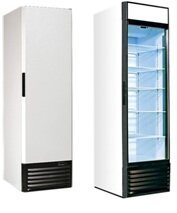 Холодильні шафи МХМ Капрі, 700, 1 дверь, 2 двери, Скло, Глухая, Фарбований, Динамічне