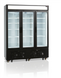 Морозильный шкаф со стеклом Tefcold UFSC1600GCP-P, 1200, 3 двери, Стекло, Крашенный, Динамическое