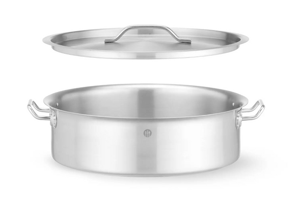 Каструля низька з кришкою Hendi 836514 8,5 л &Oslash;320x(H)110 мм