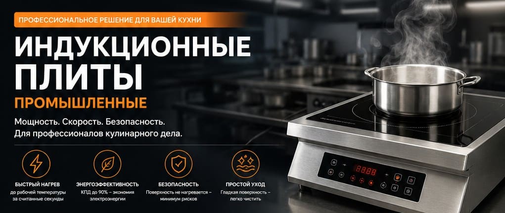 Индукционные плиты профессиональные купить в Украине